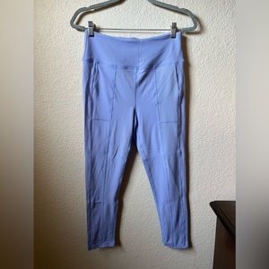 Free People Movement Periwinkle Ribbed Leggings!!